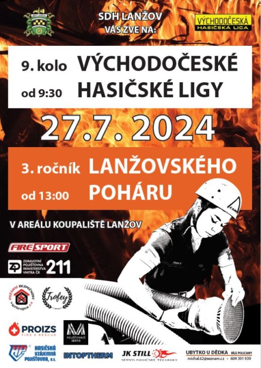 9. kolo VČHL a Lanžovský pohár 2024